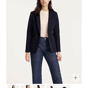 NEW J CREW Parke blazer in bi-stretch cotton SZ 0